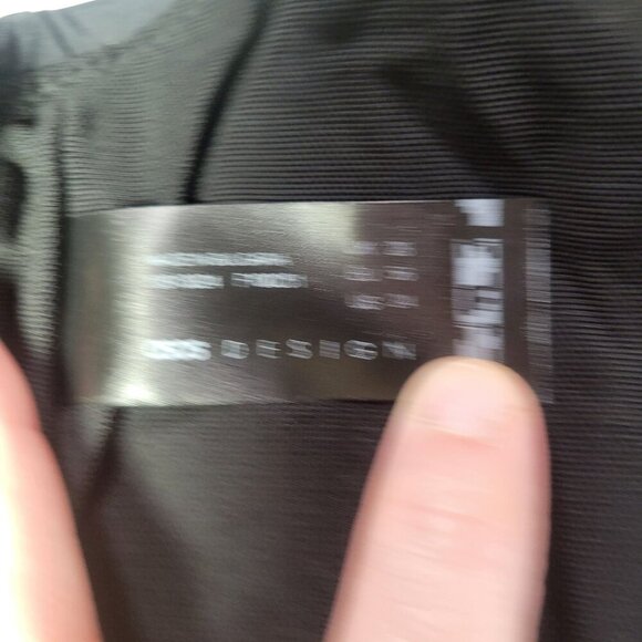 ASOS Design Black Adjustable Bralette Bikini Back Closure Top Size UK26/US22 - Picture 7 of 8